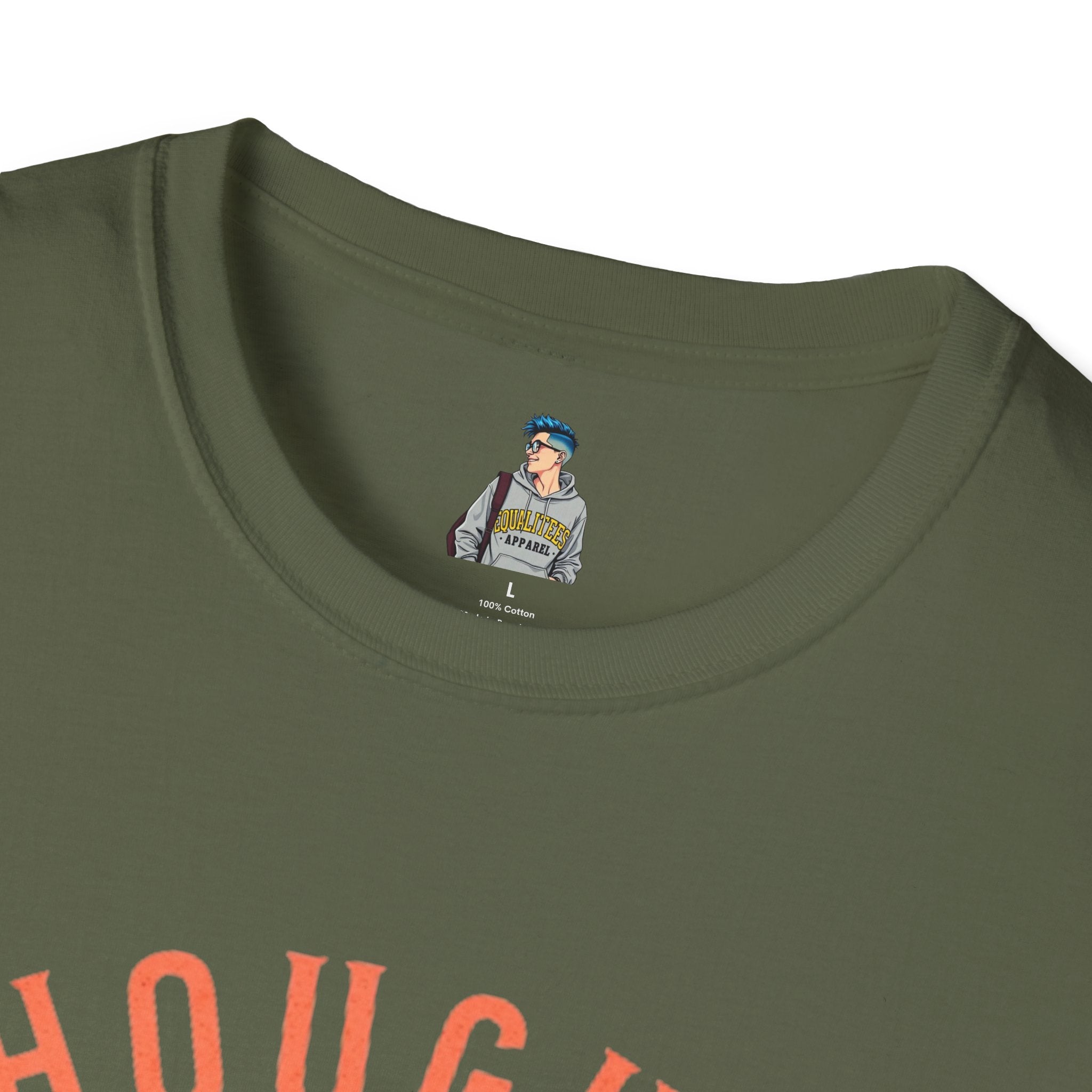 Funny Political Unisex SoftstyleThoughts and Tariffs Tee