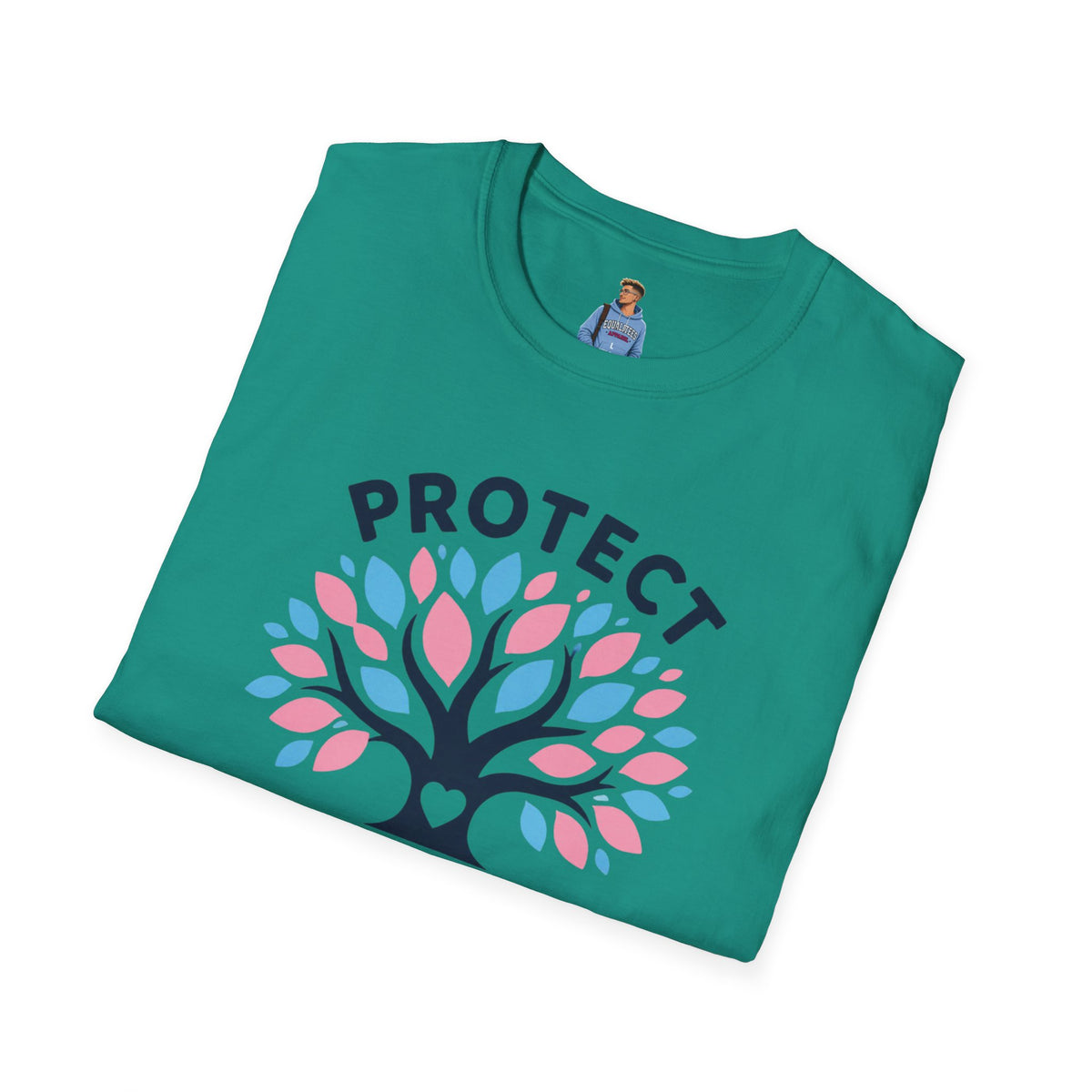 Protect Trans Kids Pride Tree Las Vegas T-Shirt
