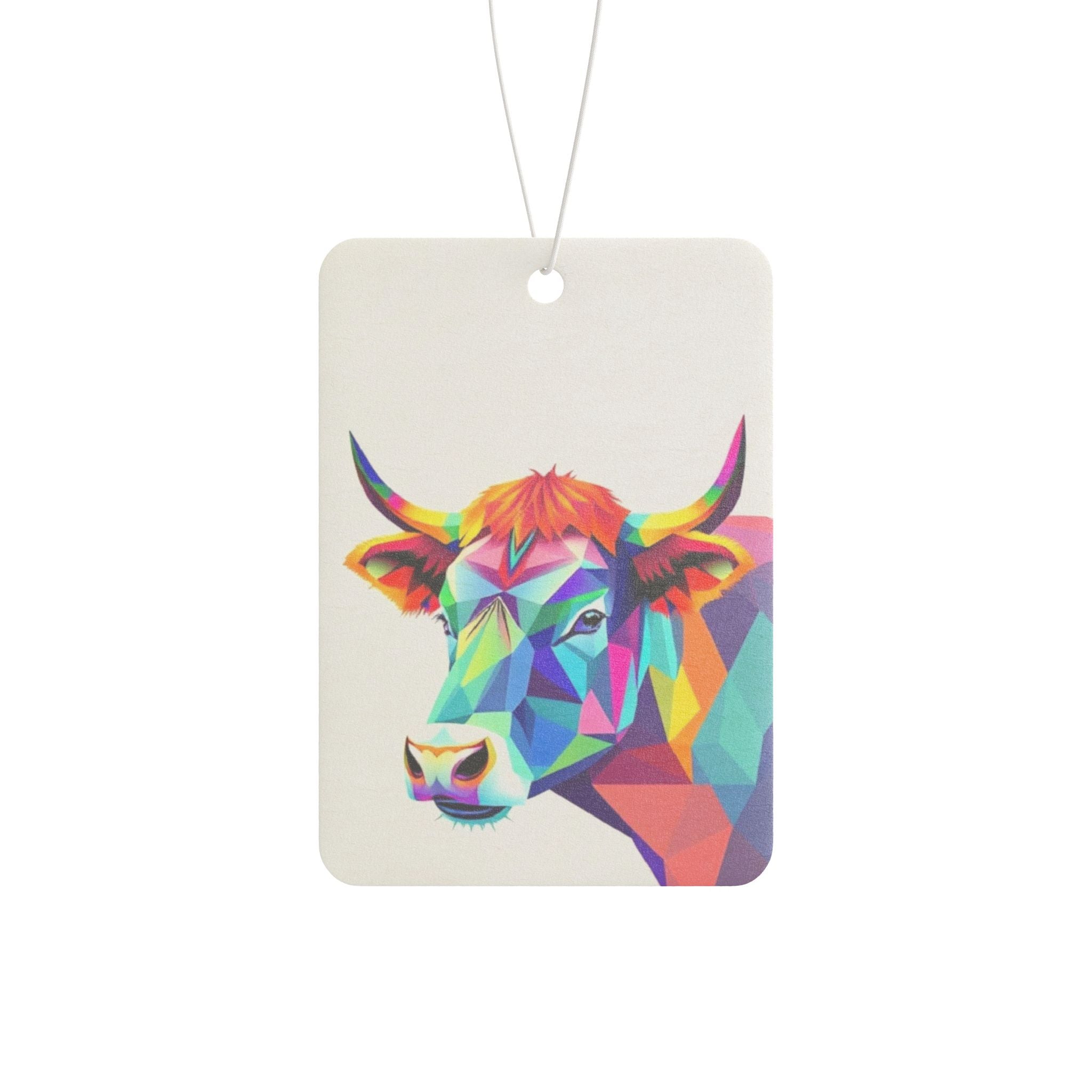 Fractal Bull - Car Air Freshener - Eclectic and Aromatic