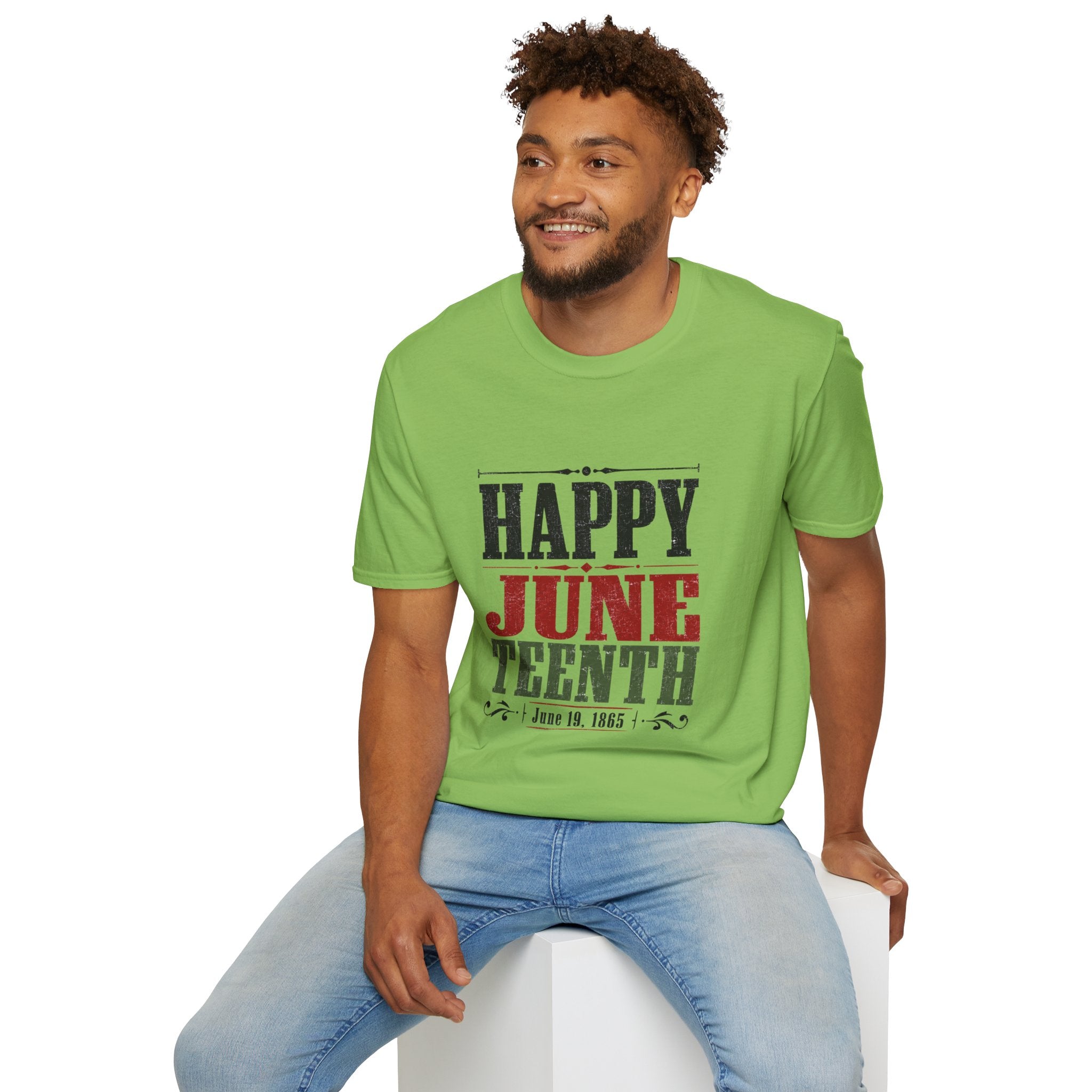 Juneteenth T-Shirt — "Happy Juneteenth" Celebration Tee