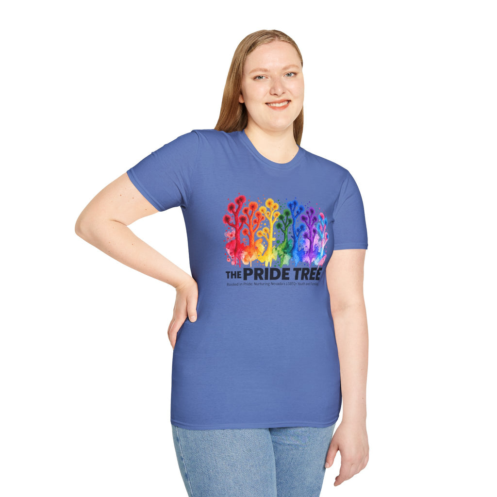 Pride Tree Las Vegas T-Shirt - Black Text