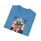 Uncle Sam in disbelief Really, America? Unisex softstyle T-Shirt