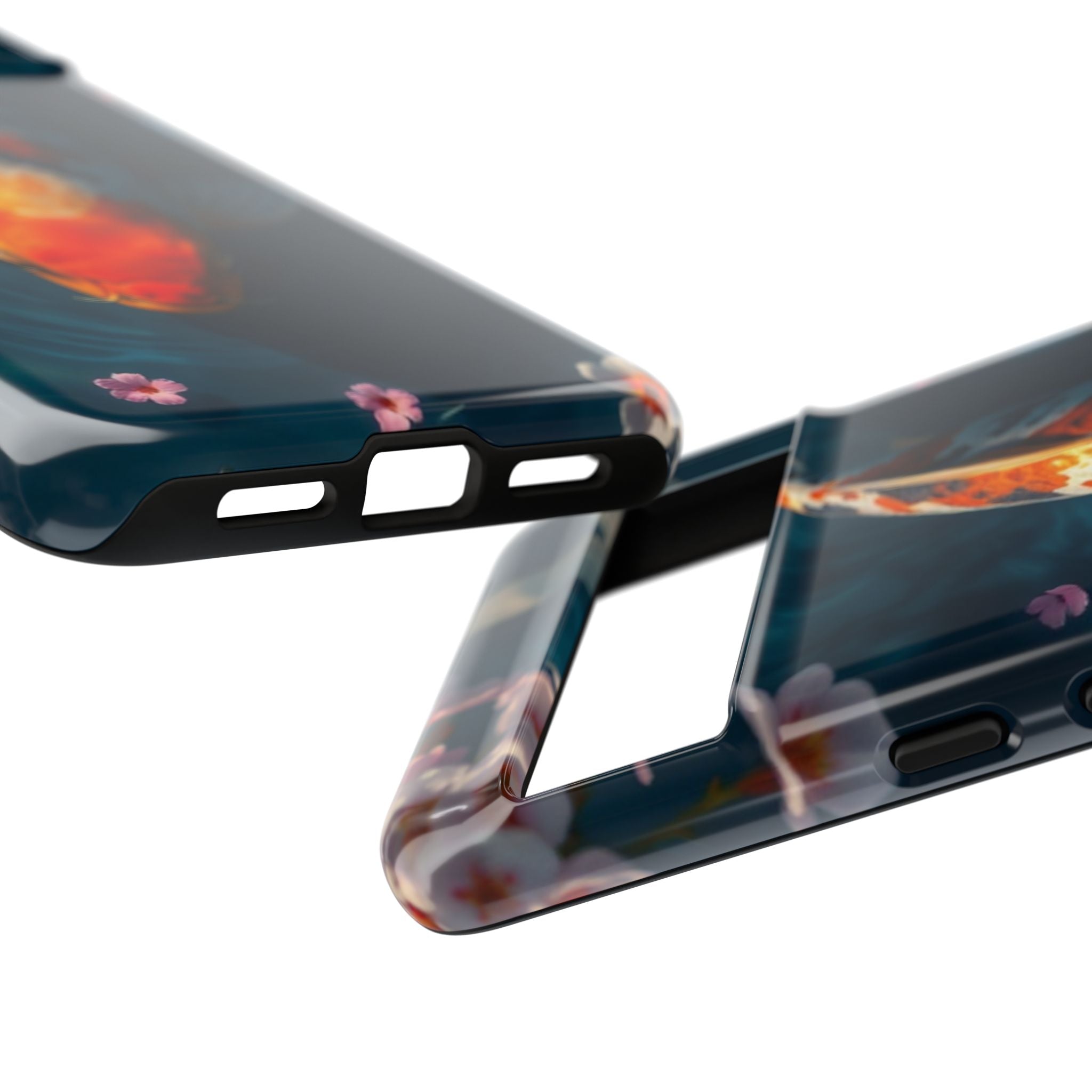 Peaceful Koi Cherry Blossom Tough Cases For Android & iPhone
