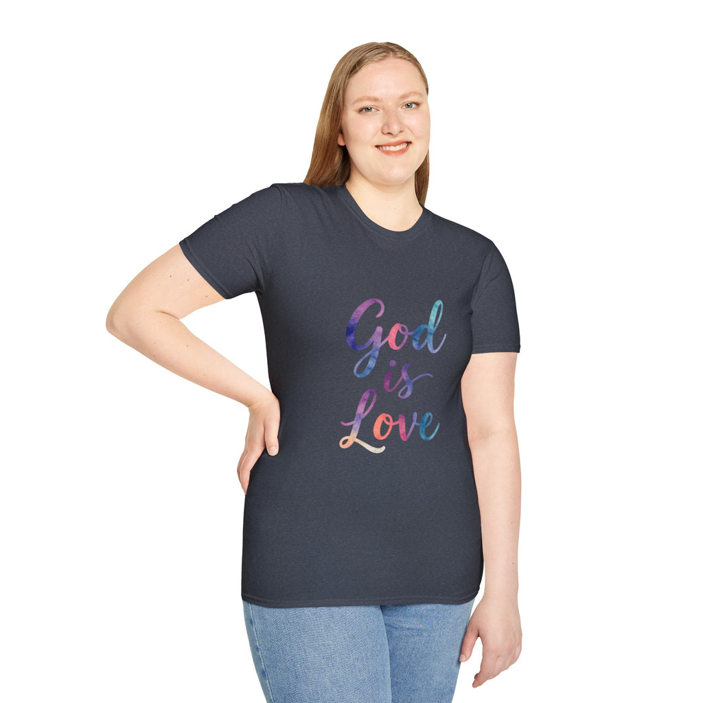 God Is Love T-Shirt — Colorful Tee