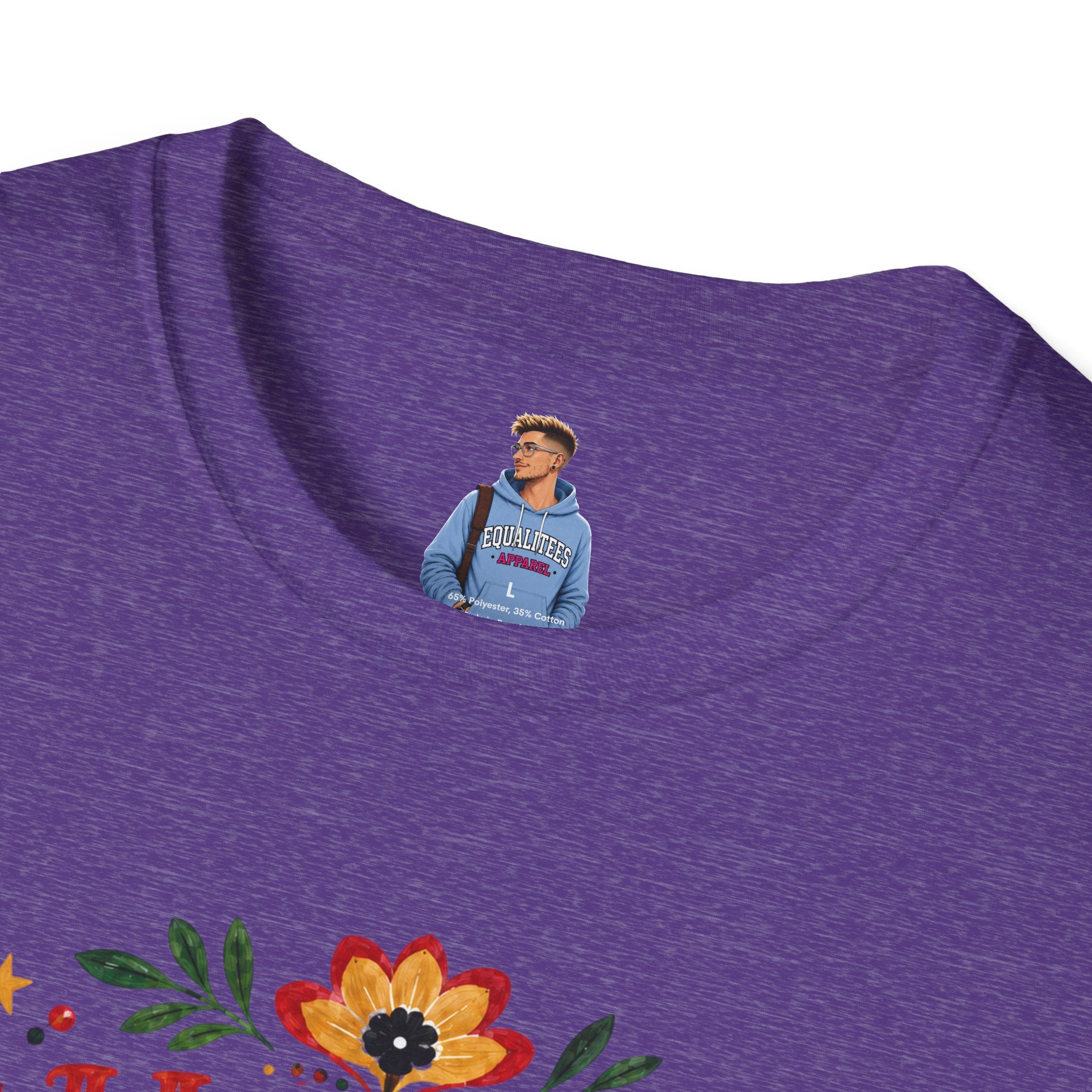 Juneteenth T-Shirt — "Happy Juneteenth" Floral Celebration Tee