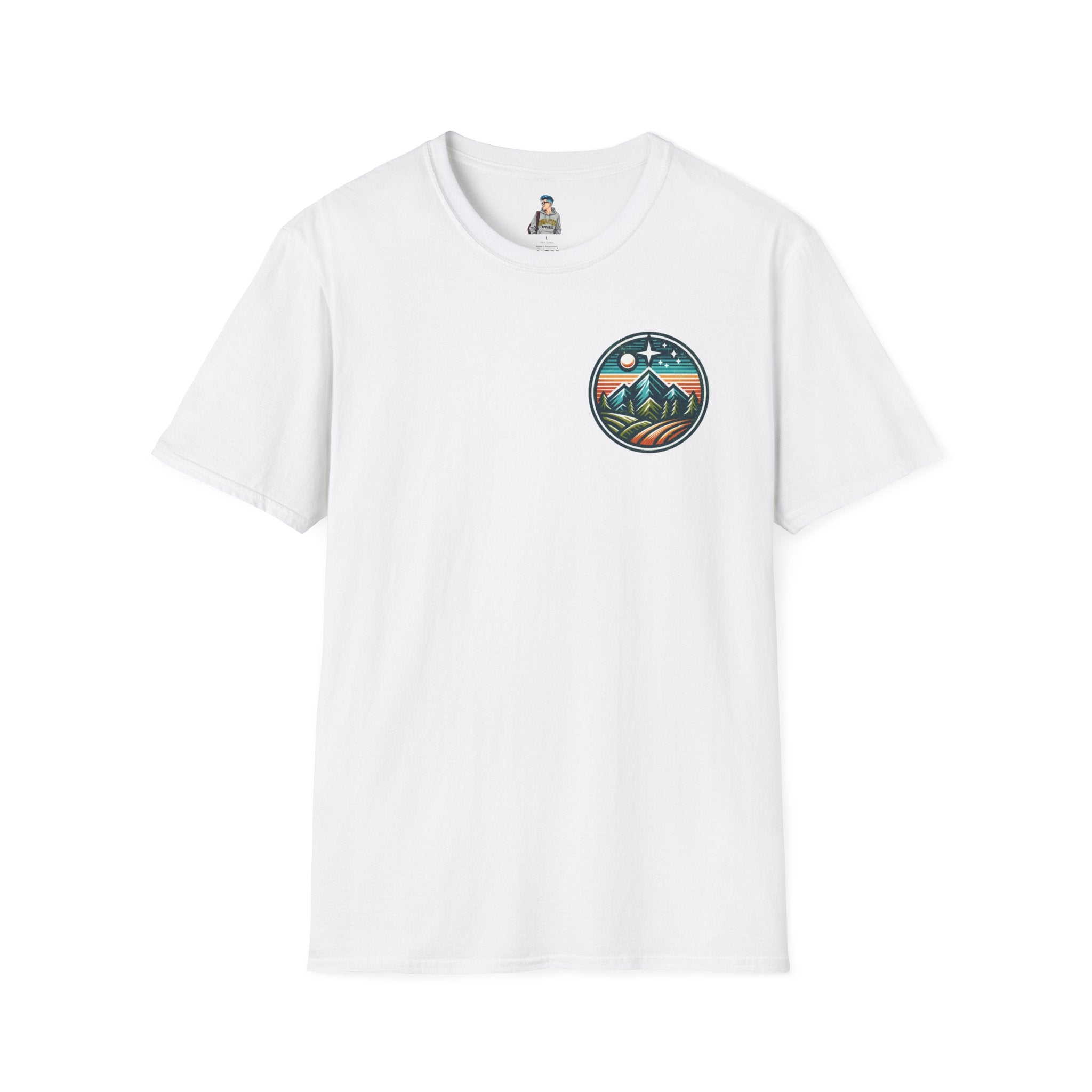 Outdoor Adventure Unisex Softstyle T-Shirt - "Listen to the Wild - Nature is My Religion" Design
