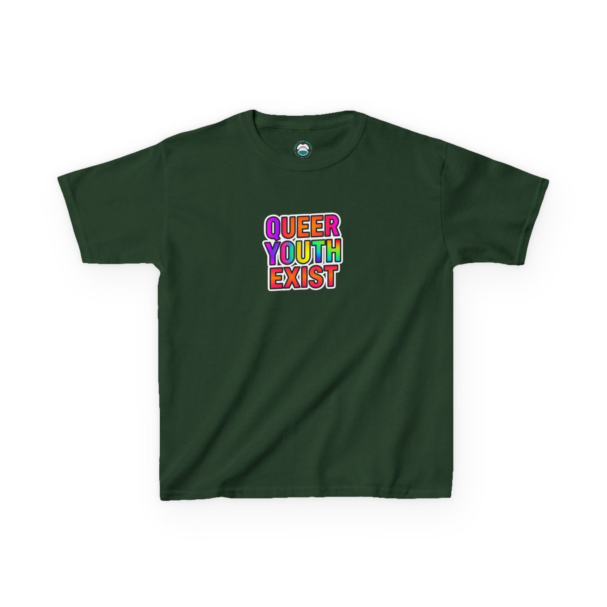 QUEER YOUTH EXIST Kids Heavy Cotton™ Tee - Pride Shirt for Children