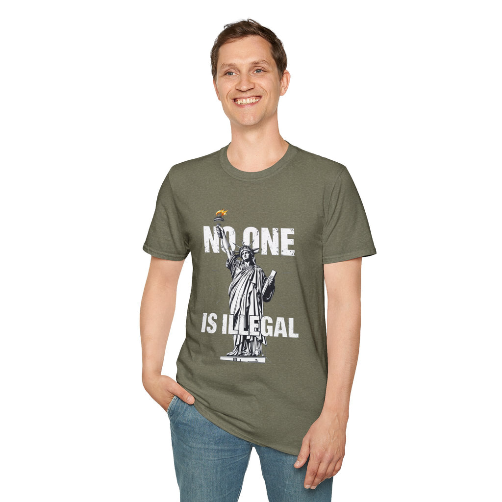No One Is Illegal Graphic T-shirt