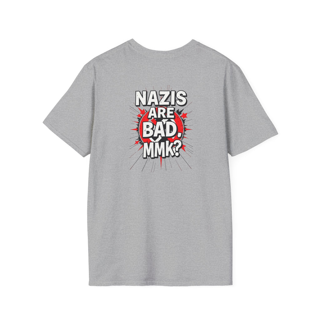 Unisex Softstyle T-Shirt: 'Our Grandparents Fought Fascists' Patriotic Tee
