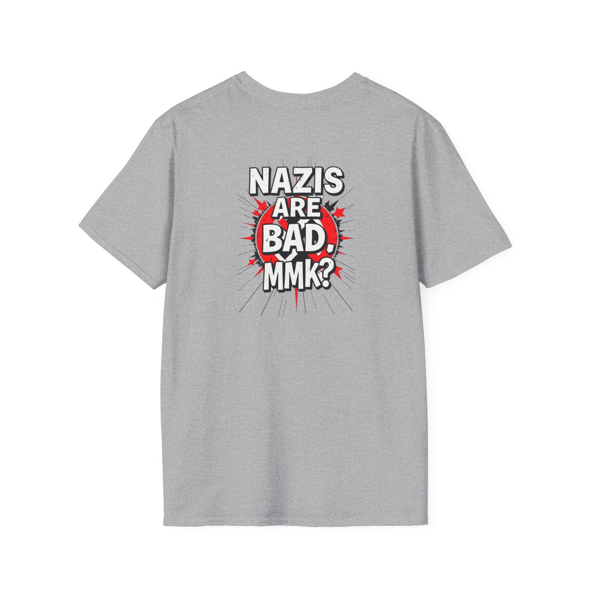 Unisex Softstyle T-Shirt: 'Our Grandparents Fought Fascists' Patriotic Tee