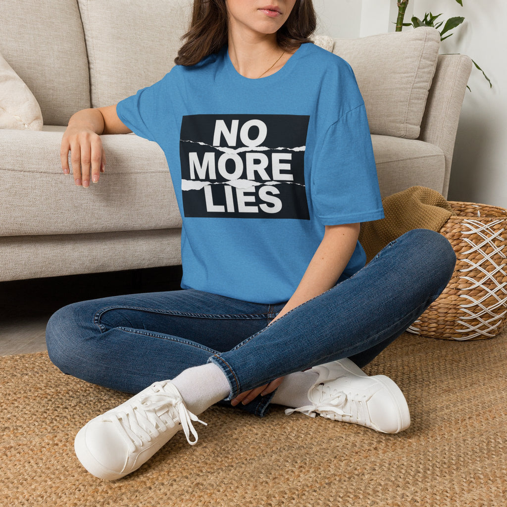 No More Lies T-Shirt — Bold Protest Graphic Tee