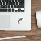 Die-Cut Stickers - Pride Dolphin