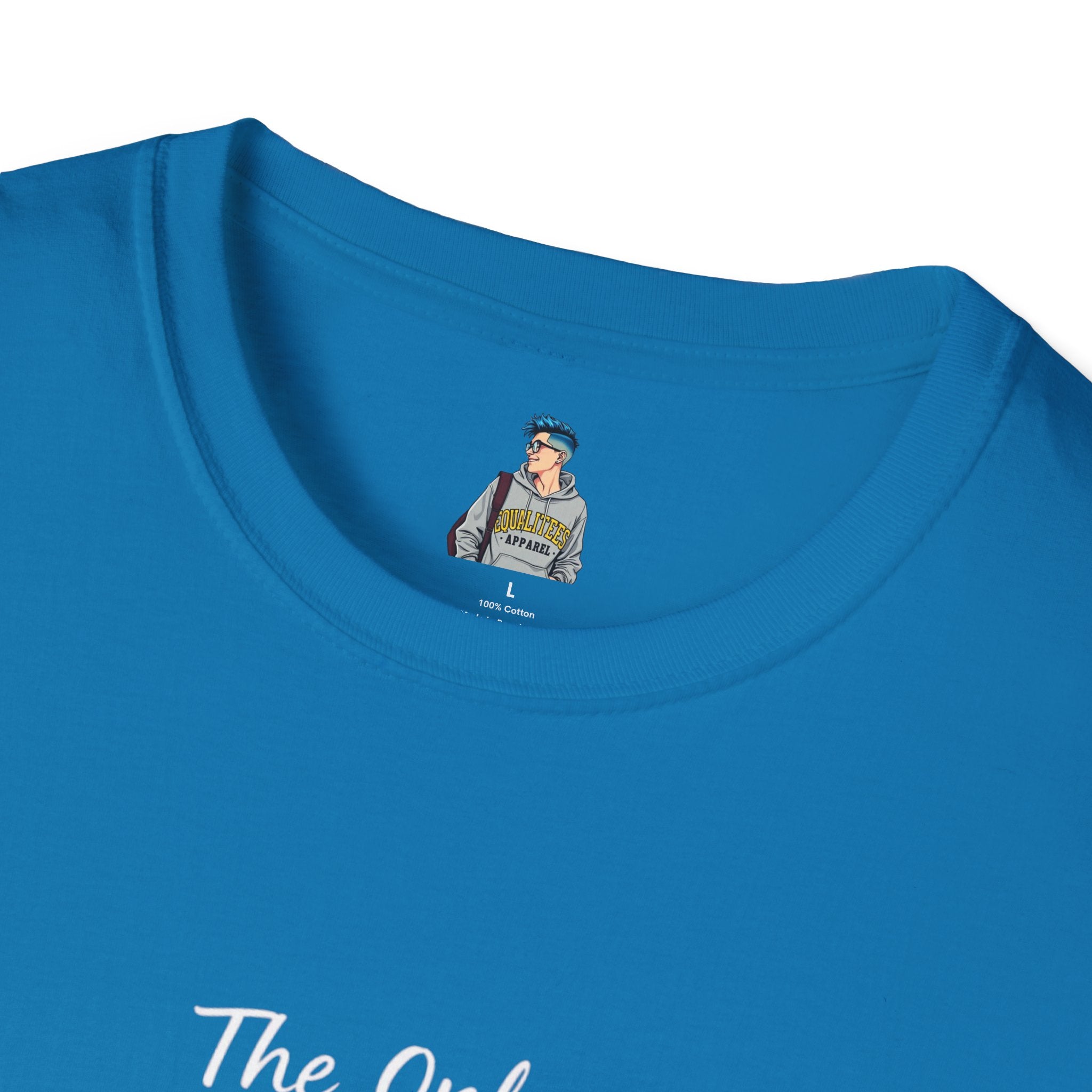 Inspirational Quote Unisex Softstyle T-Shirt - "The Only Choice I Made Was to Be MYSELF"