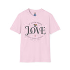 Love Is Never Wrong T-Shirt — LGBTQ+ Pride Heart Tee
