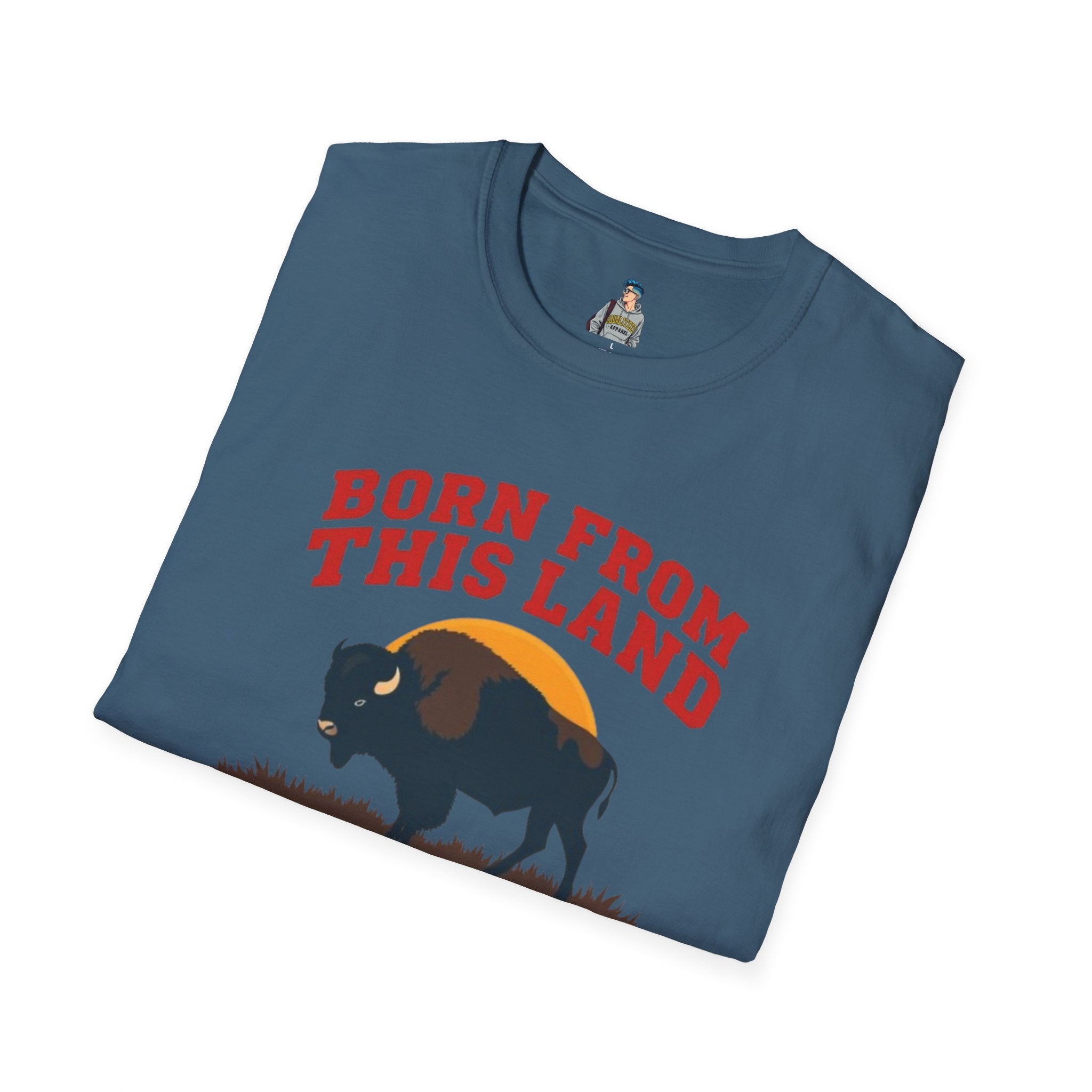 Born From this Land Native and Proud T-Shirt