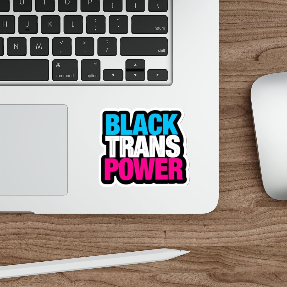 Die-Cut Stickers - BLACK TRANS POWER