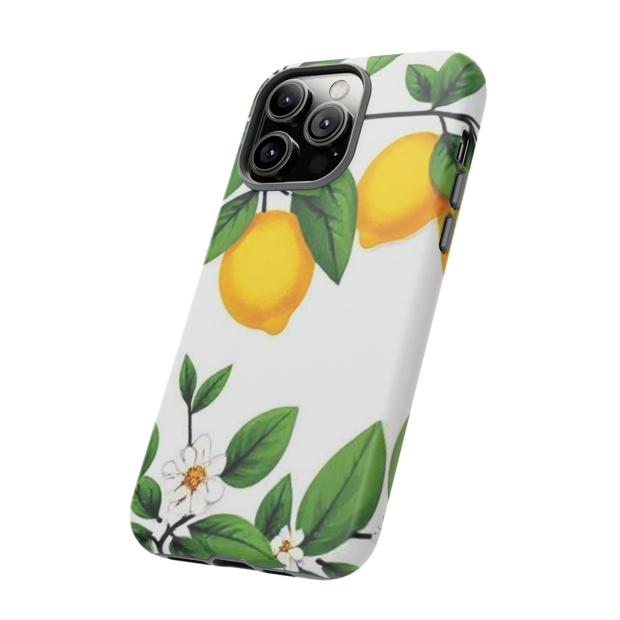 Lemon Blossom Tough Phone Case for iPhone