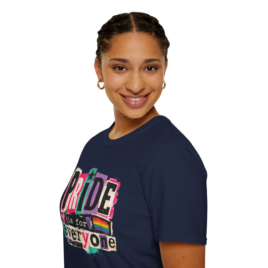Pride Is for Everyone T-Shirt — Colorful LGBTQ+ Ally Tee