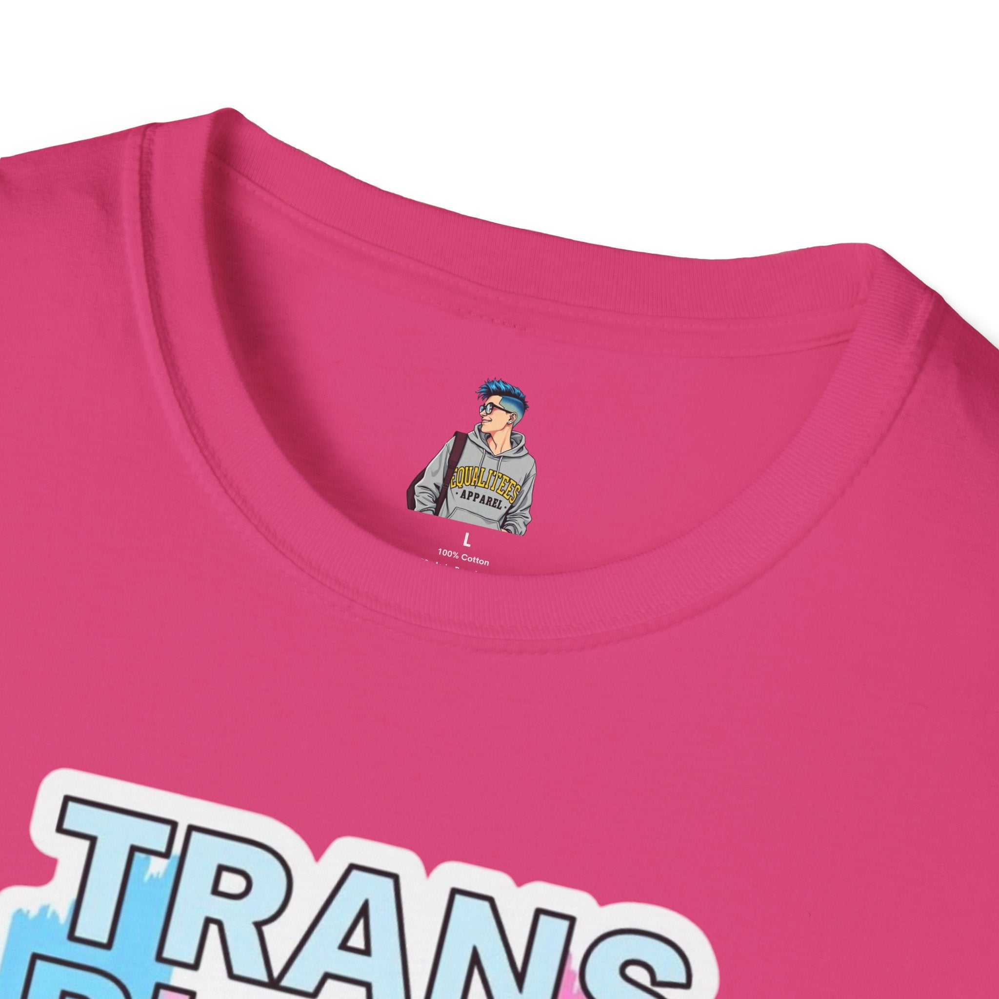 Trans Rights Unisex Softstyle T-Shirt - Support Equality & Trans Rights