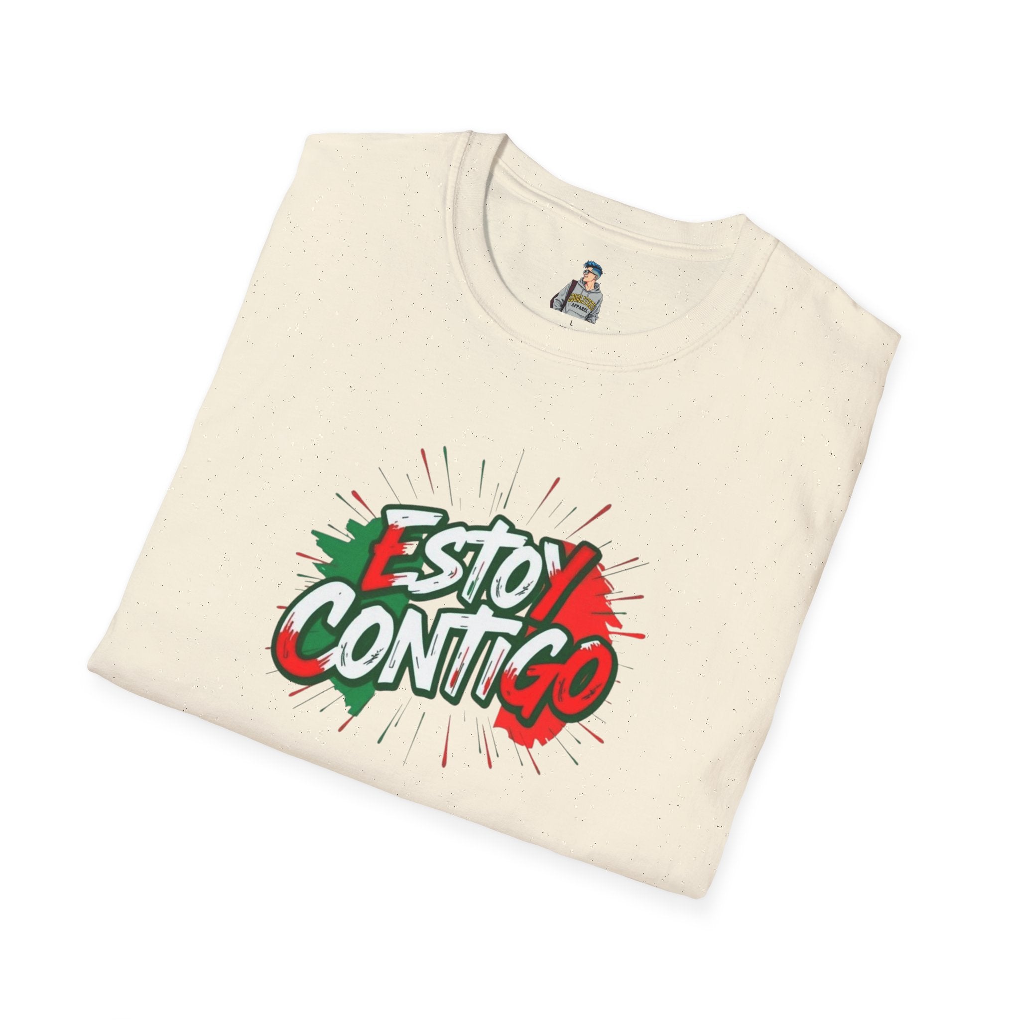 Estoy Contigo (I Am With You) Immigrants Make America Great Unisex Softstyle T-Shirt Classic Protest Tee