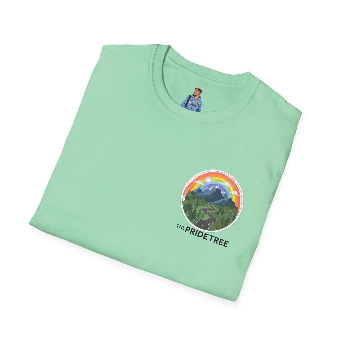 Pride Tree Las Vegas Mountain Graphic T-Shirt