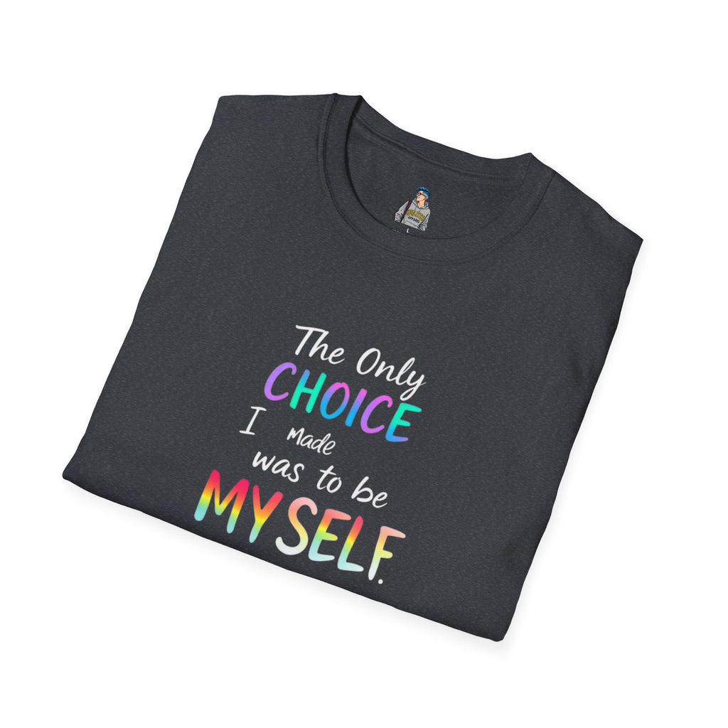 Unisex Softstyle T-Shirt - When Did You CHOOSE to Be Straight? Empowering LGBTQ+ Graphic Tee