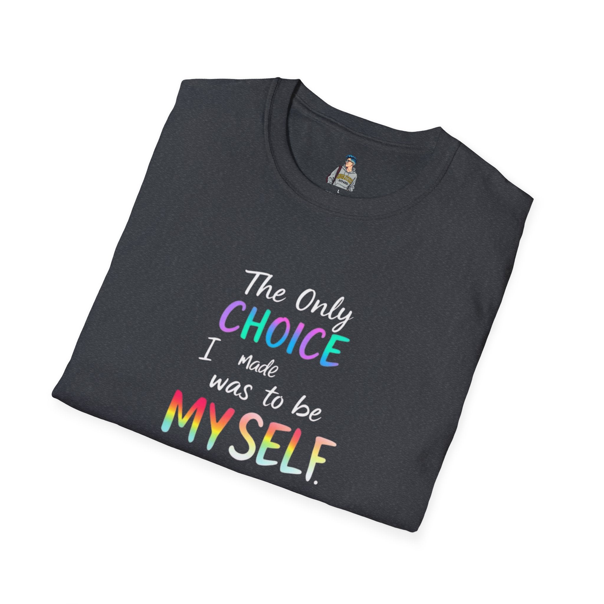 Unisex Softstyle T-Shirt - When Did You CHOOSE to Be Straight? Empowering LGBTQ+ Graphic Tee