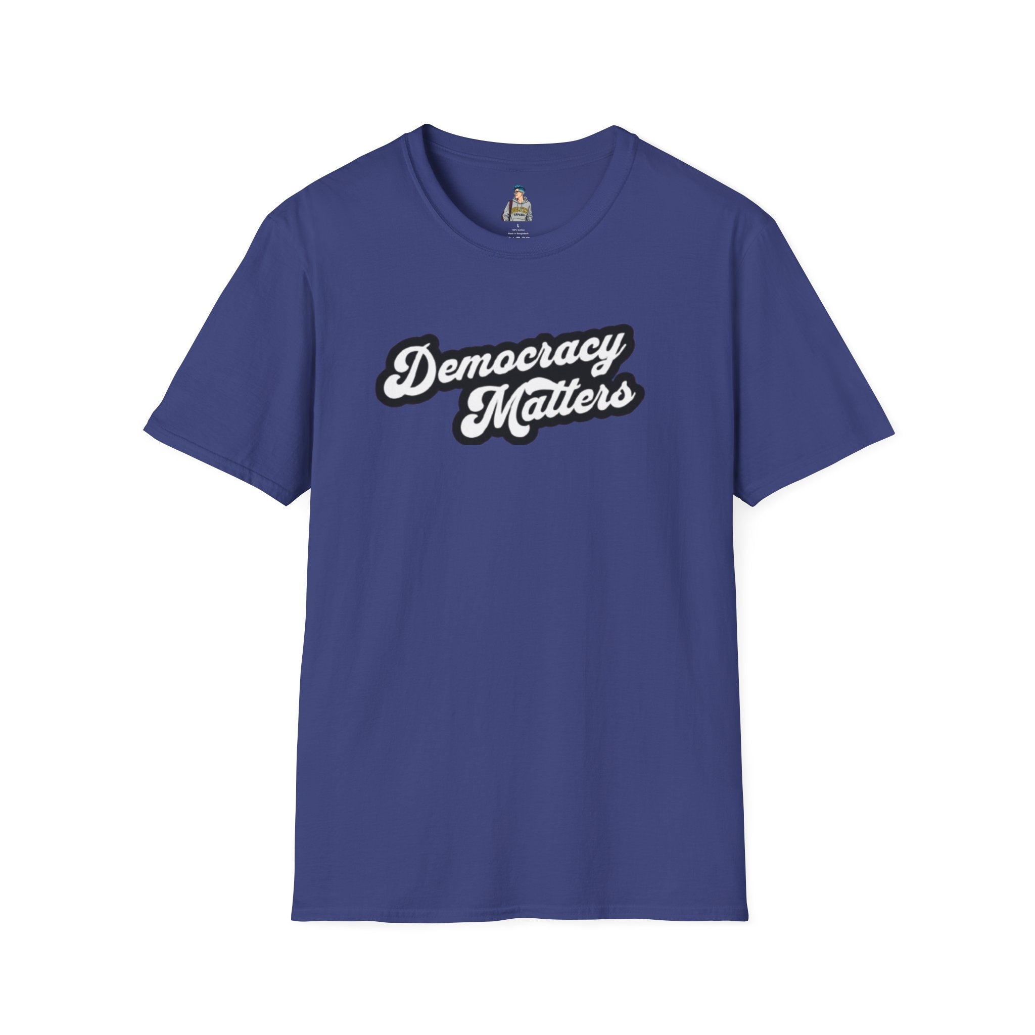 Unisex Softstyle T-Shirt - "Democracy Matters" & " We The People Are Pissed Off" Graphic Tee