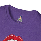 Pride Love Unisex Softstyle T-Shirt | LGBTQ+ Rainbow Heart Design