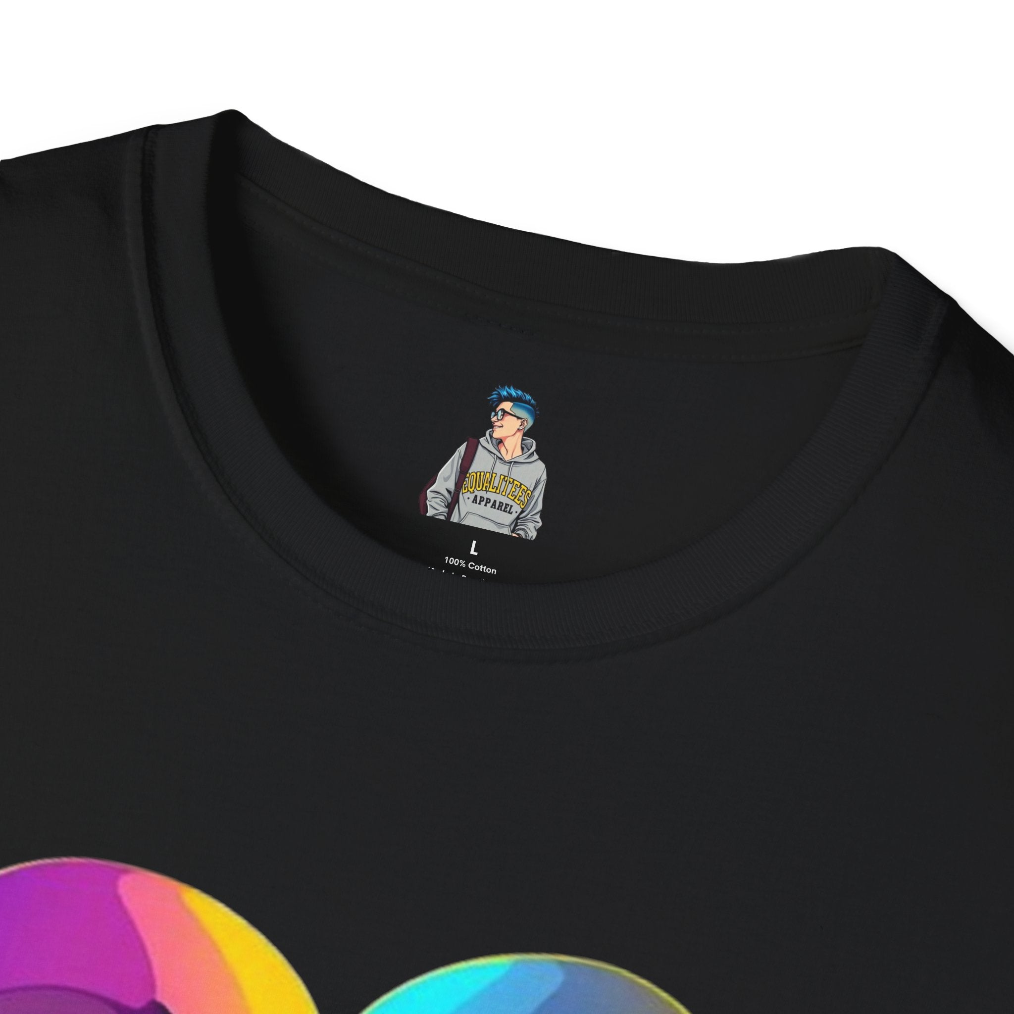 Rainbow Skeleton Love is Deeper Than Skin T-Shirt | Unisex Casual Tee