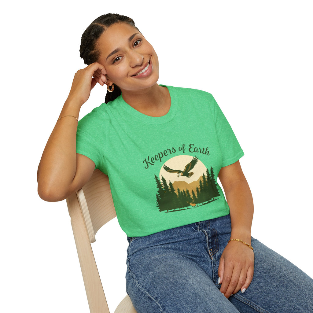 Keepers of the Earth Eagle and Elk T-shirt