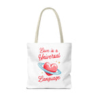 Love is a Universal Language Design - Tote Bag