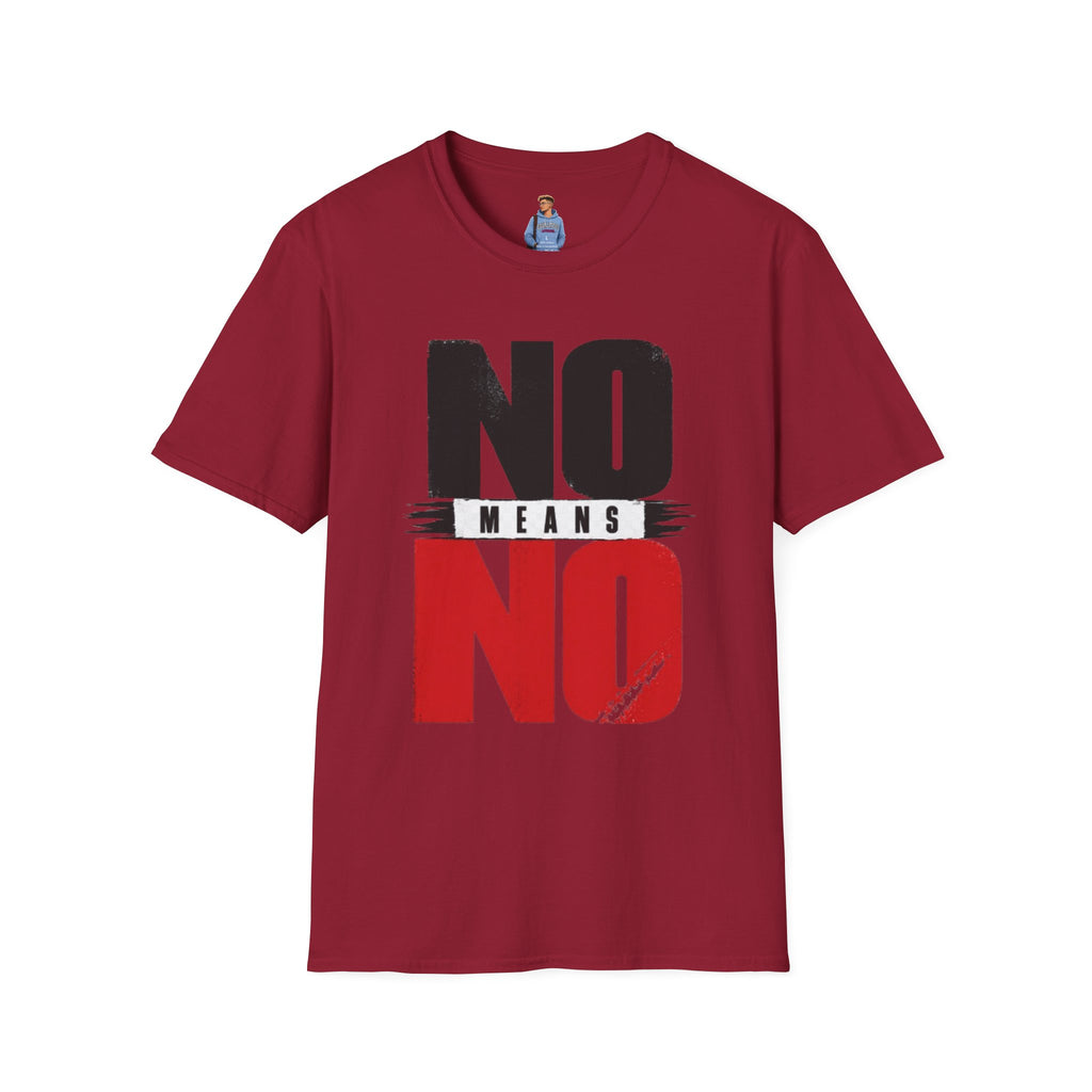 NO Means NO T-Shirt — Consent Awareness Graphic Tee
