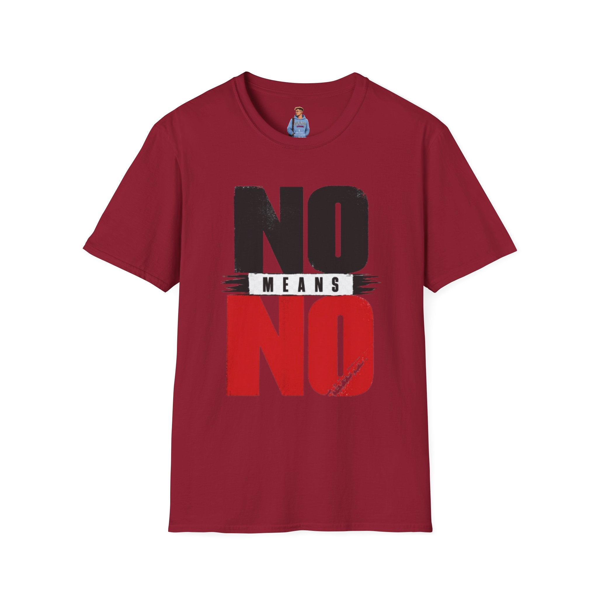 NO Means NO T-Shirt — Consent Awareness Graphic Tee