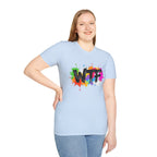 WTF Color Splash T-Shirt — Bold Rainbow Graphic Tee