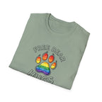 Free Bear Hugs Rainbow Paw T-Shirt
