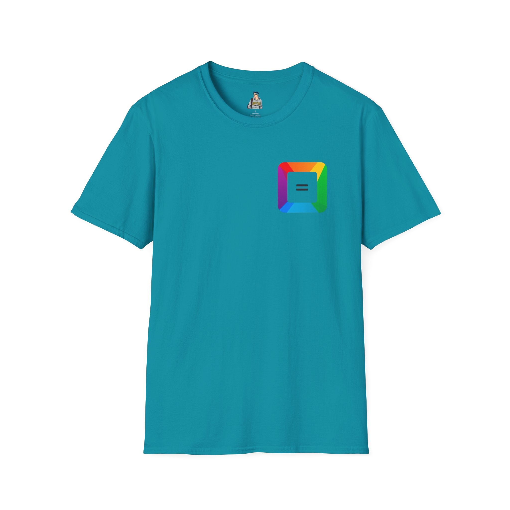Pride-Theme Unisex Softstyle T-Shirt - "True freedom is Equality for ALL"