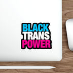 Die-Cut Stickers - BLACK TRANS POWER