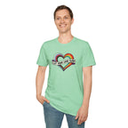 Let Your Love Flow Rainbow Heart T-Shirt