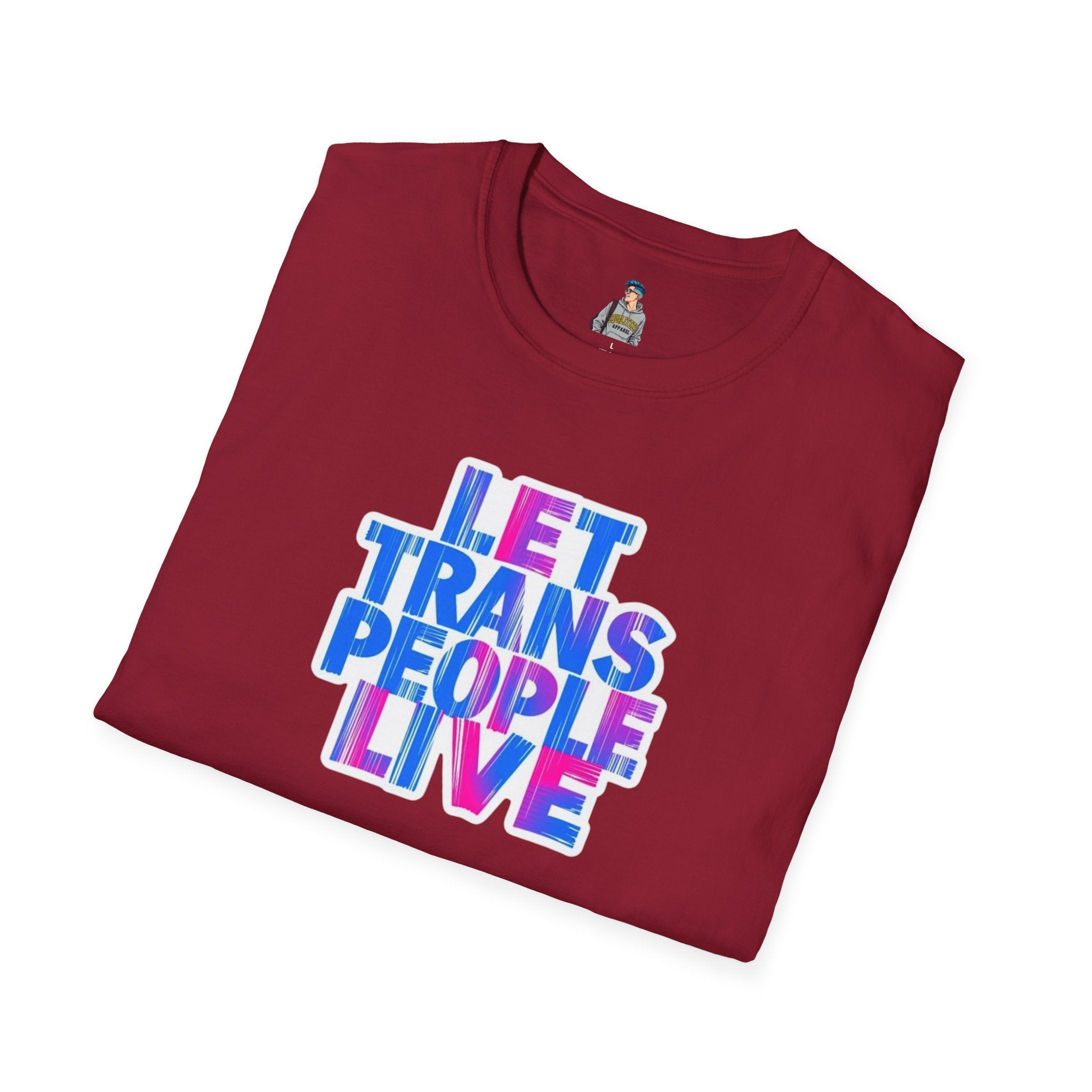 Let Trans People Live Unisex Softstyle T-Shirt