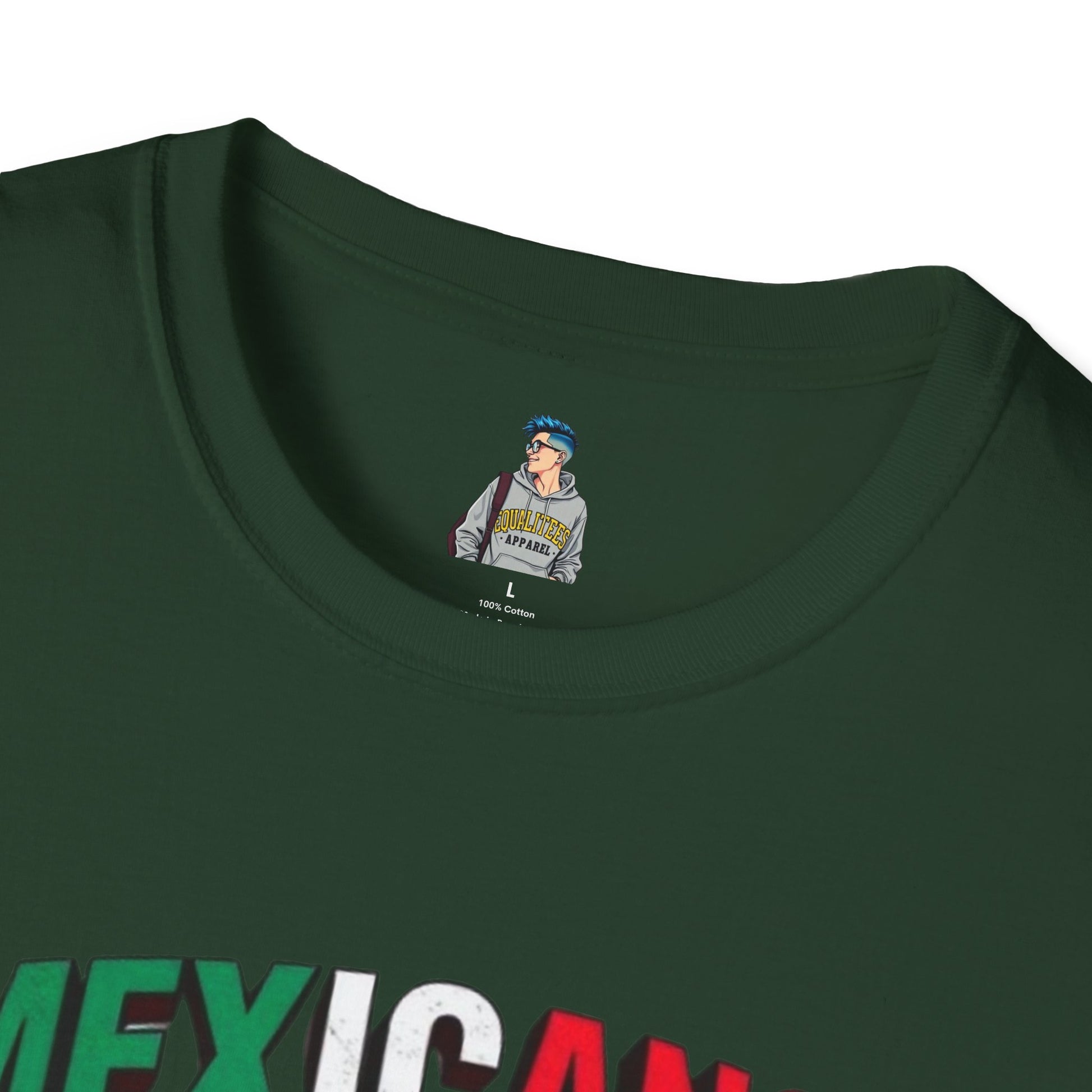 Unisex Softstyle T-Shirt - Mexicans Are Great Americans | Bilingual Pride Tee