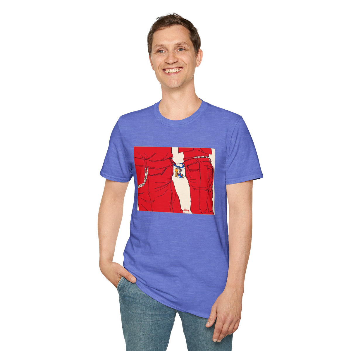 Red Jeans by Audrey Pride Tree Las Vegas T-Shirt