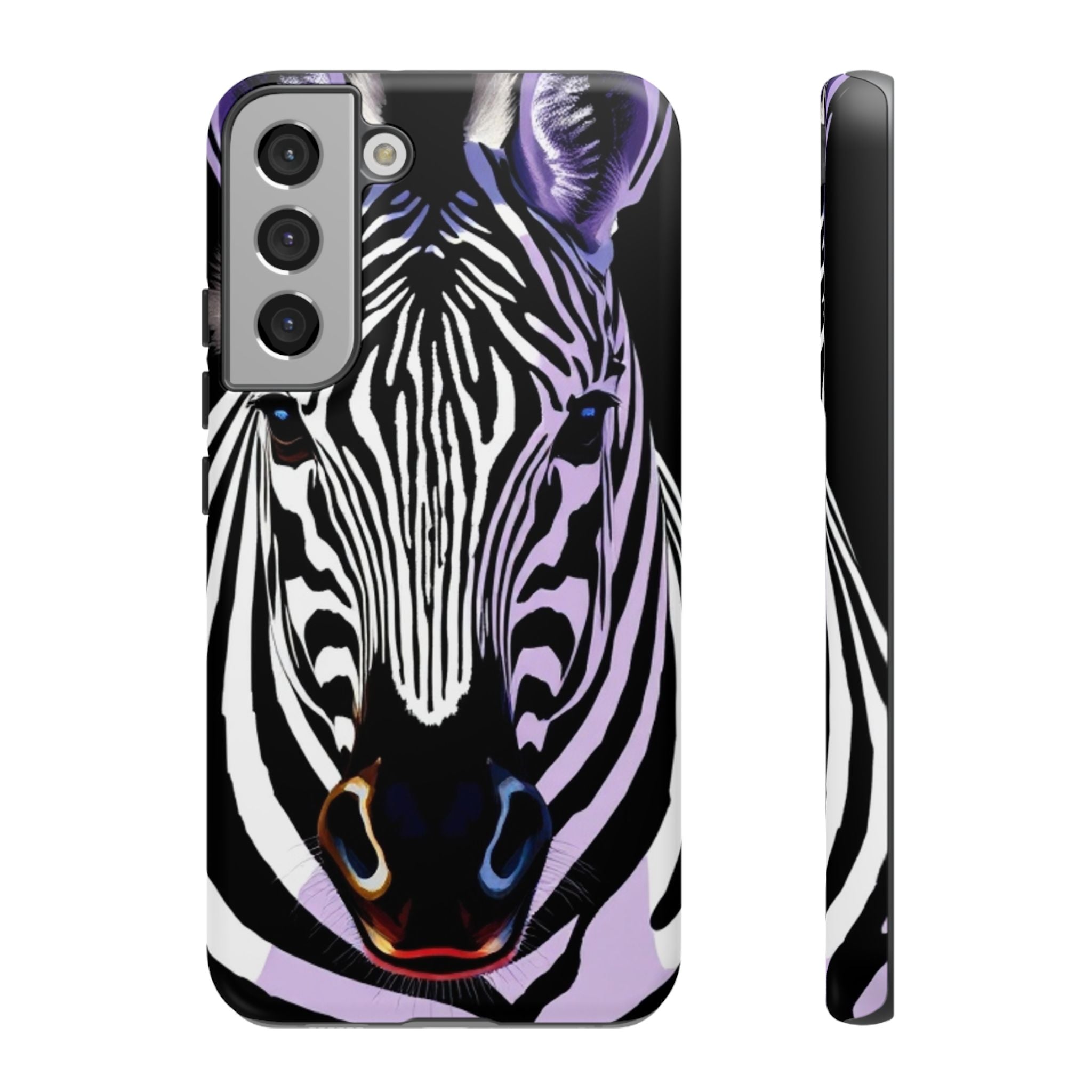 Android OR iPhone Compatible Cases - Zebra Design - Unique Tough Cases
