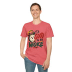T-Shirt — "It's Good To Be Woke" Graphic Tee (Alarm Clock Design)