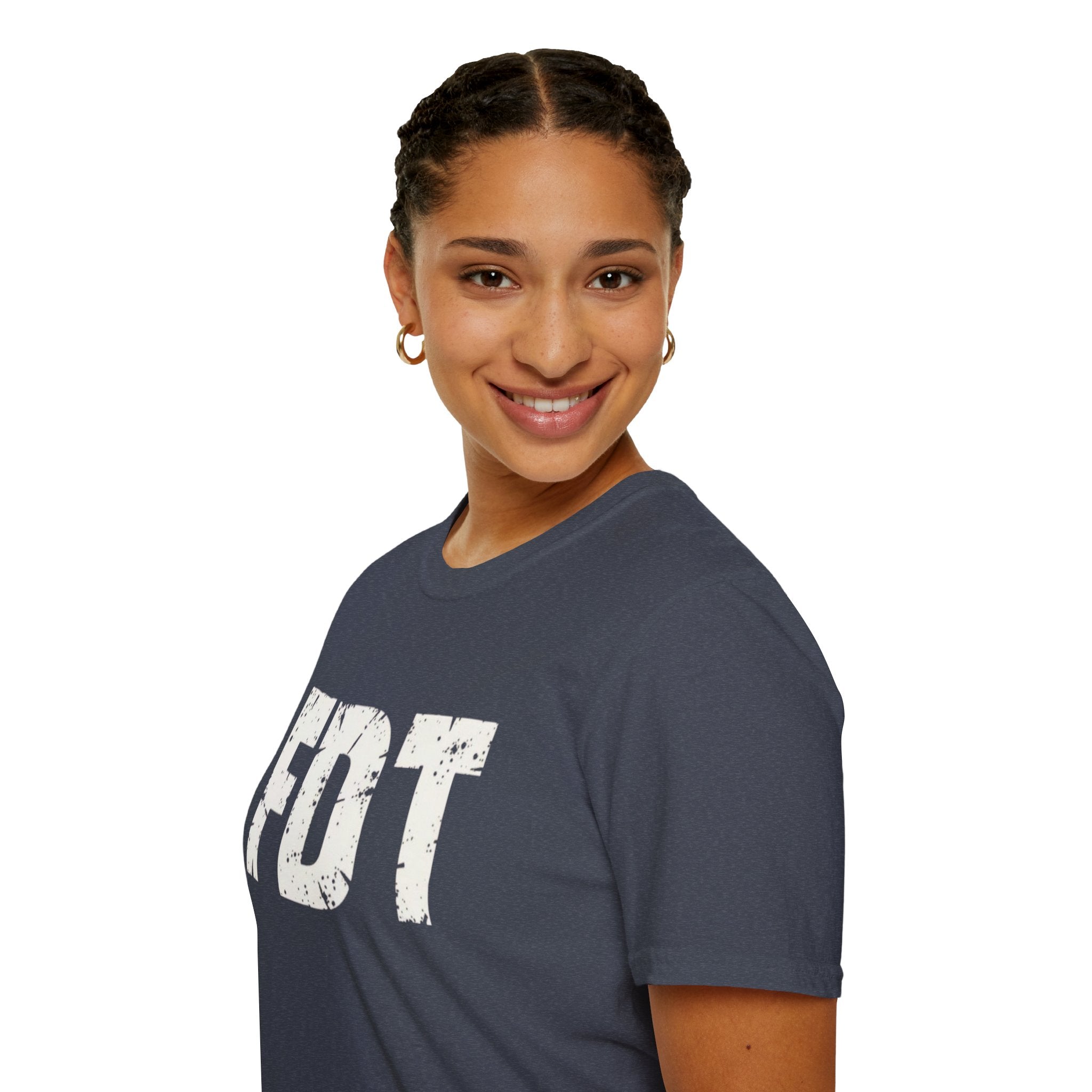 FDT Distressed Graphic T‑Shirt — Bold Statement Tee