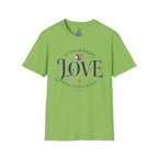 Love Is Never Wrong T-Shirt — LGBTQ+ Pride Heart Tee
