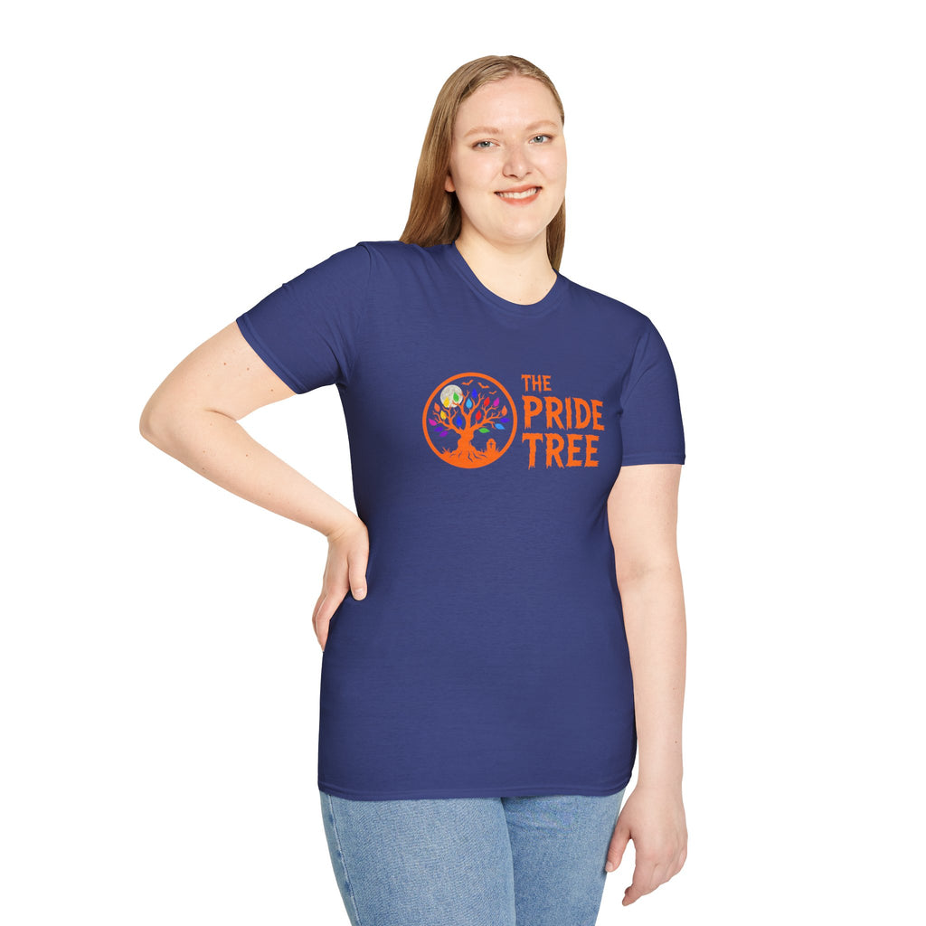 Orange Halloween Logo Pride Tree T-Shirt