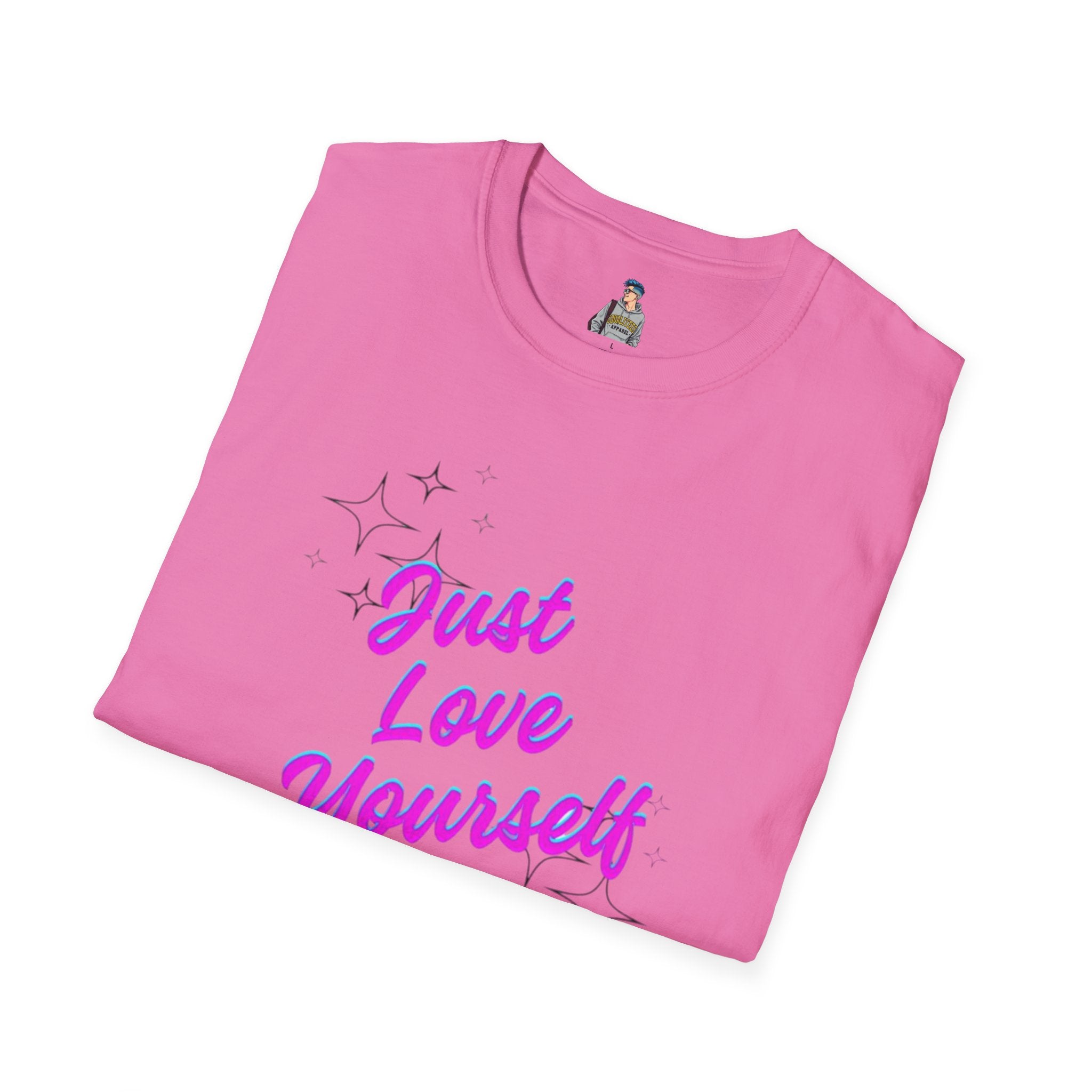 Just Love Yourself Unisex Softstyle T-Shirt - Motivational Tee for Self-Love