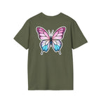 Trans Caterpillar to Butterfly Graphic T-Shirt