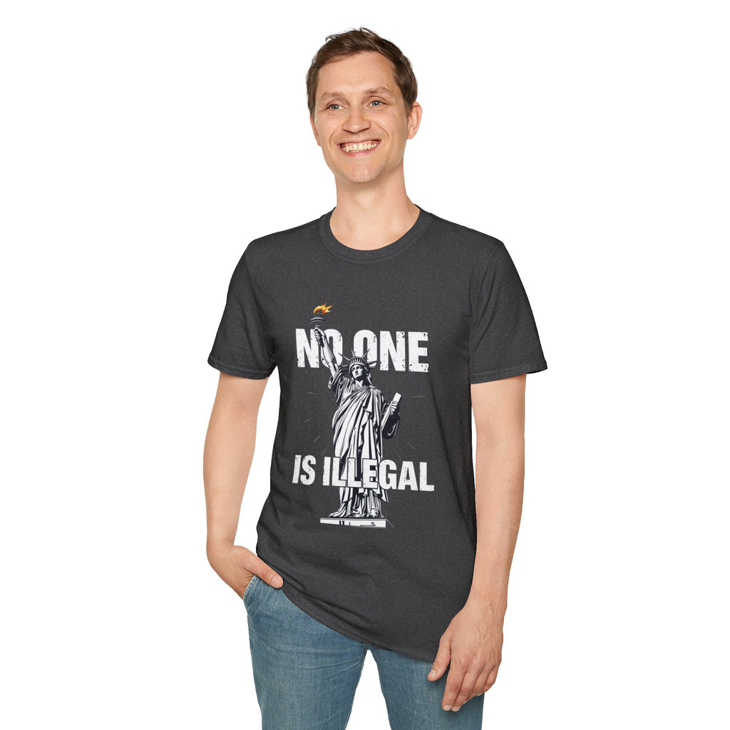 No One Is Illegal Graphic T-shirt